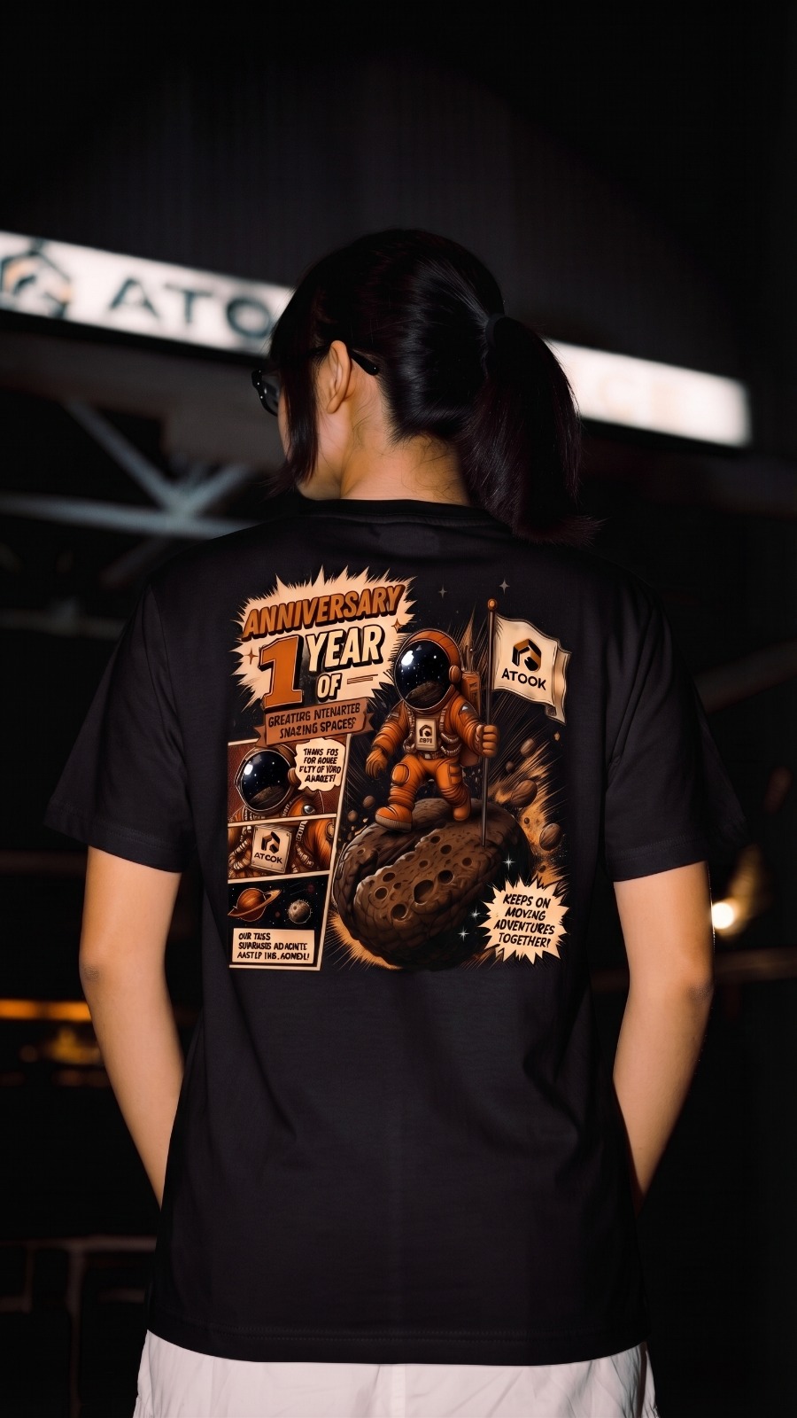 Detail Baju Anniversary Atook Space